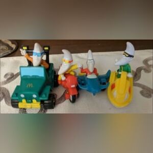 McDonald's Moonman Happymeal Toys x 4 1988 Set of 4